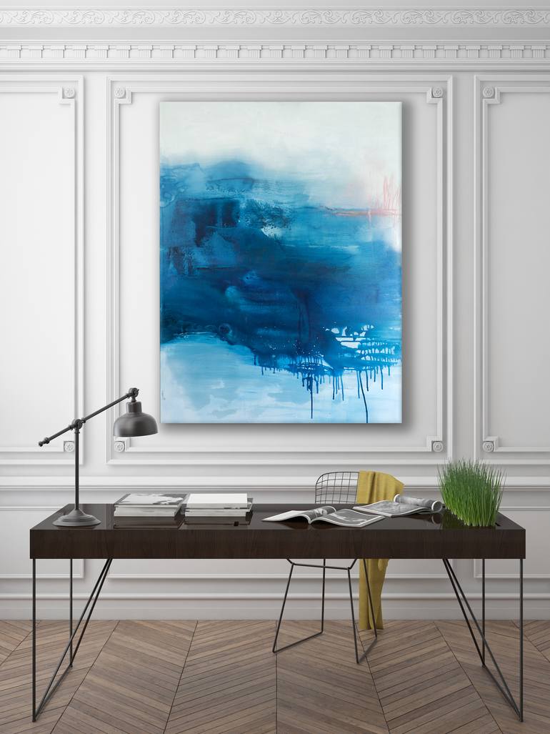 Original Abstract People Painting by Chris Brandell