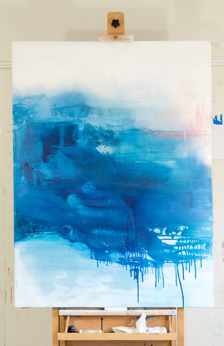 Original Abstract People Painting by Chris Brandell