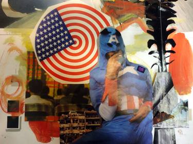Original Political Collage by Rodney Swanstrom