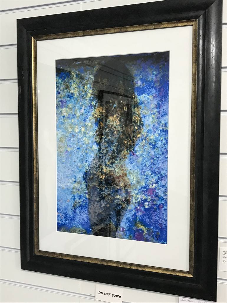 Original Nude Mixed Media by Janice Clements