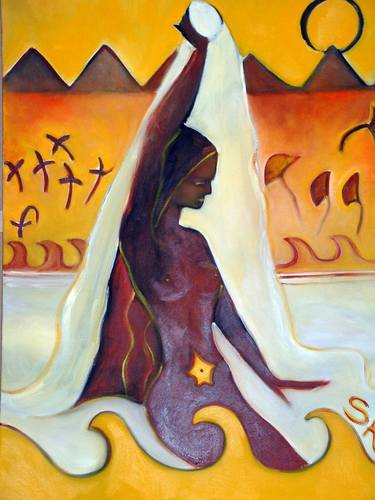 Original Culture Paintings by Sylvia AdjaBroux
