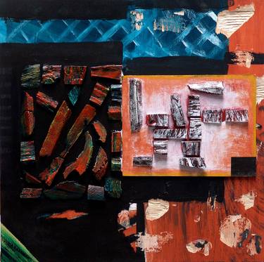 Original Abstract Expressionism Abstract Collage by Carles Moll