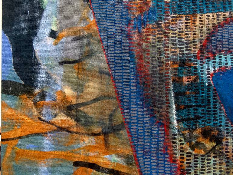Original Art Deco Abstract Painting by Carles Moll