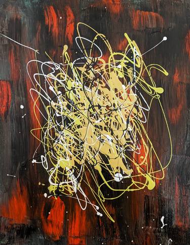 Original Abstract Expressionism Abstract Paintings by david palmer