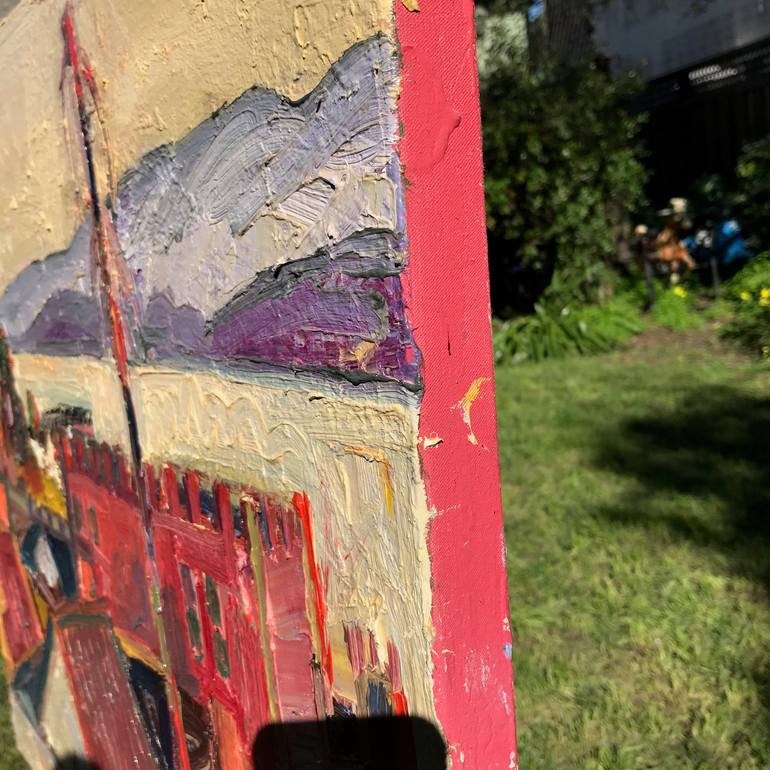 Original Expressionism Landscape Painting by James Hartman