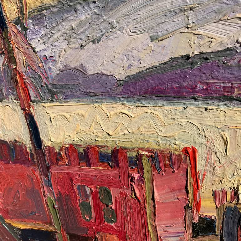 Original Expressionism Landscape Painting by James Hartman