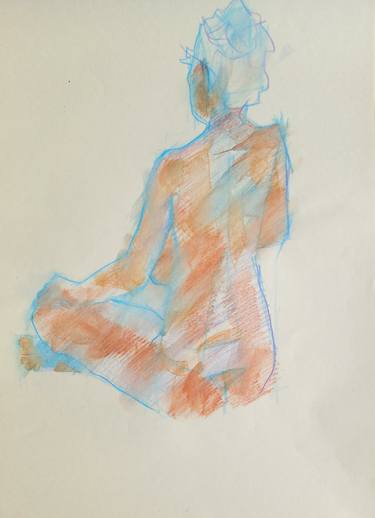 Original Nude Drawings by Ron Moll
