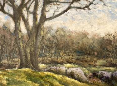 Original Impressionism Landscape Painting by David Mather