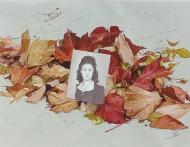 Original Mortality Painting by Sylvie Bayard