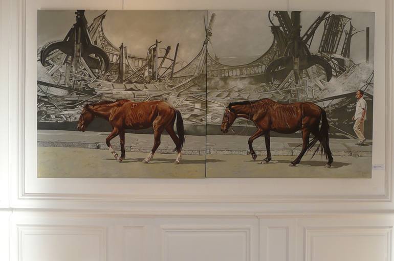 Original Figurative Other Painting by Sylvie Bayard