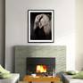 'Elephas' ... on the wall. (Frame not included)
