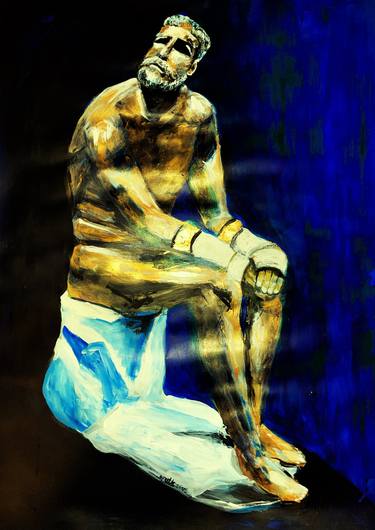 Print of Figurative Men Paintings by Chris Iatropoulos