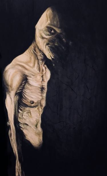 Original Figurative Men Paintings by Carlos Romano