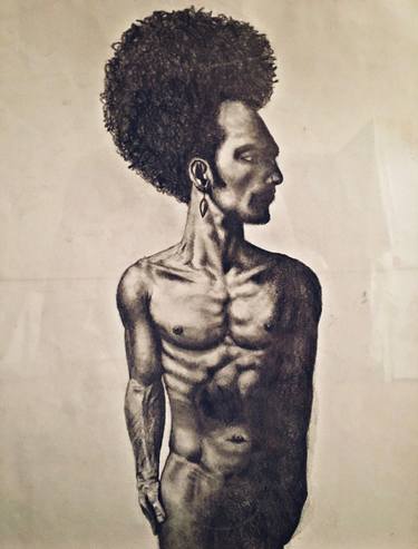 Original Figurative Nude Drawings by Carlos Romano