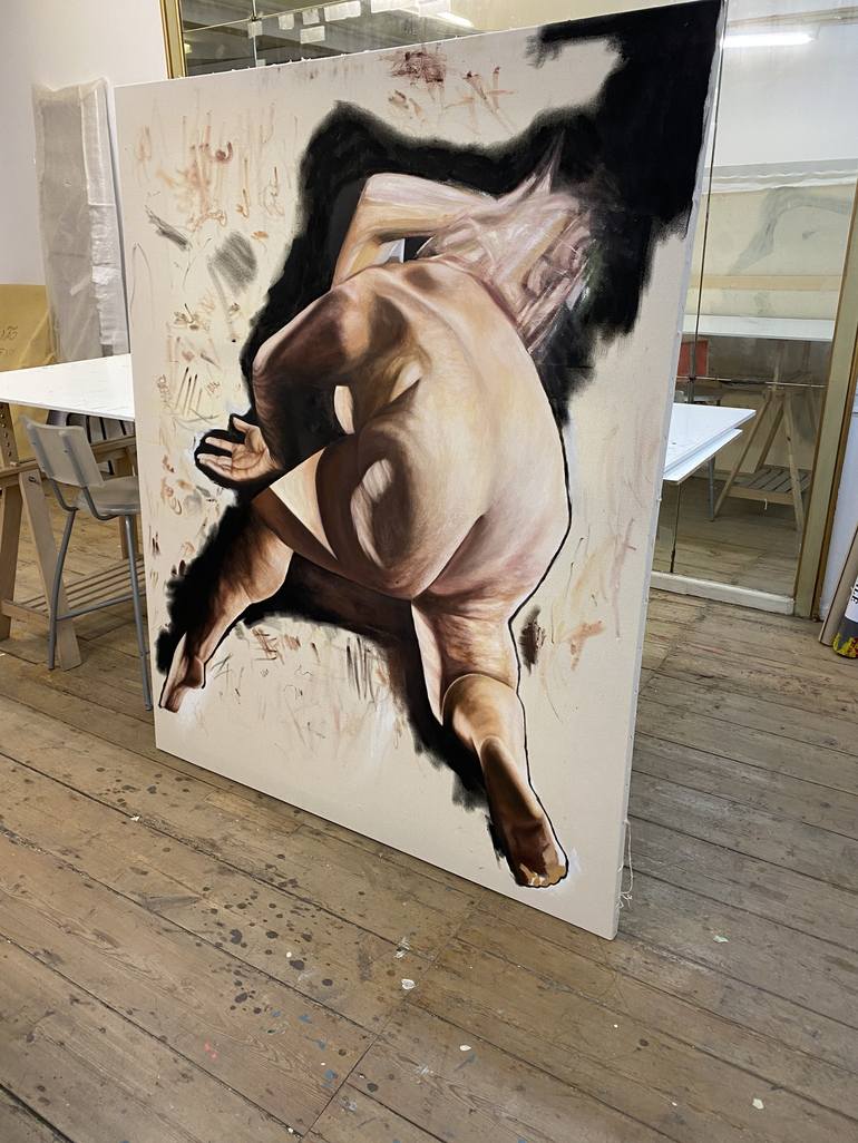 Original Nude Painting by Carlos Romano