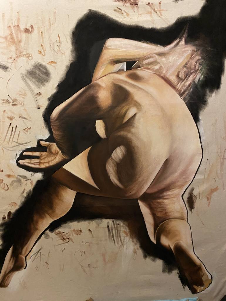 Original Nude Painting by Carlos Romano