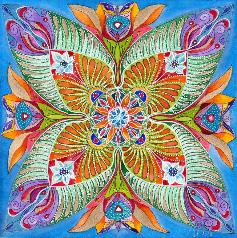 Mandala of transformation Painting by Blessed Art | Saatchi Art