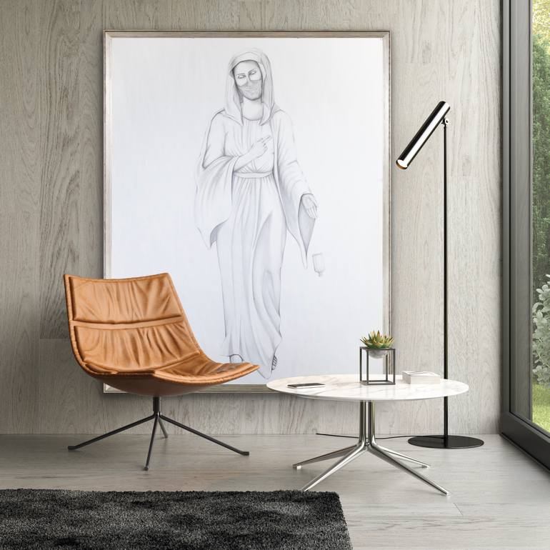 Original Conceptual Pop Culture/Celebrity Drawing by Mackenzie Scott Clowes