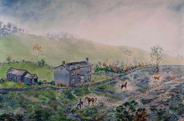 Original Rural life Paintings by Richard Barham