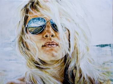 Original Expressionism Portrait Paintings by Anya Droug