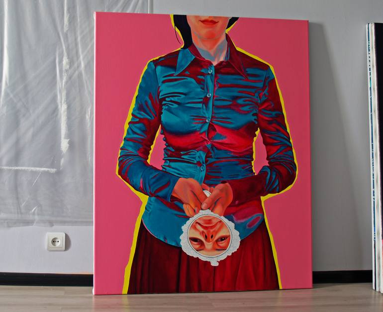 Original Figurative Fantasy Painting by Nina Pery