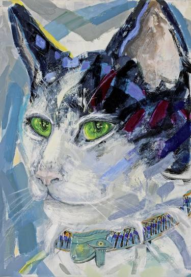 Print of Cats Paintings by Irene Niepel