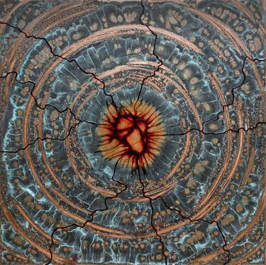 Original Abstract Painting by Reka Ritt Laklia