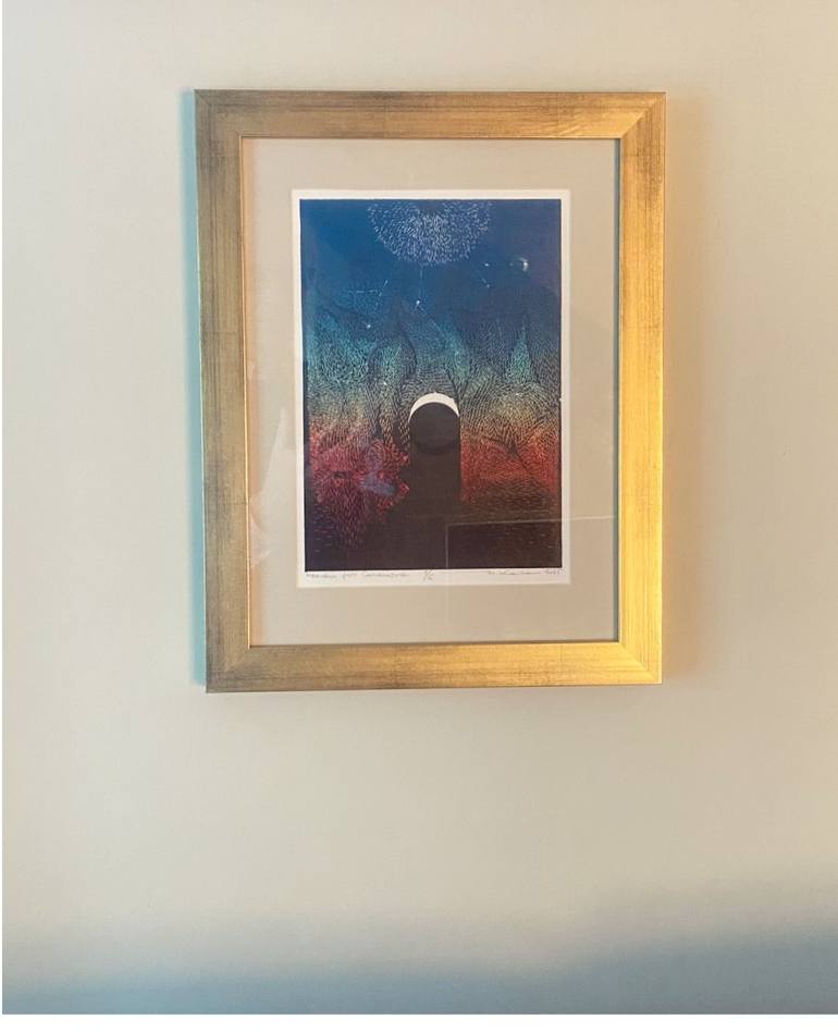 Original Abstract Expressionism Men Printmaking by Dariusz Kaca