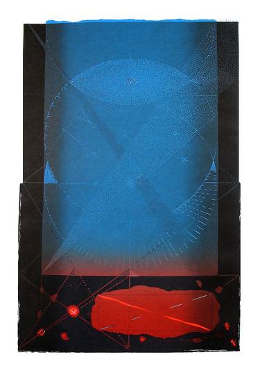 Original Abstract Religious Printmaking by Dariusz Kaca