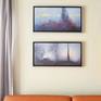 View on the wall with another painting as dyptich.