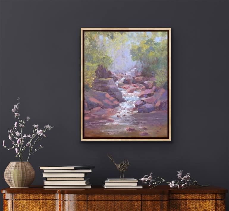 Original Impressionism Landscape Painting by Beth Cole