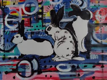 Saatchi Art Artist Soso Kumsiashvili; Paintings, “Rabbit” #art