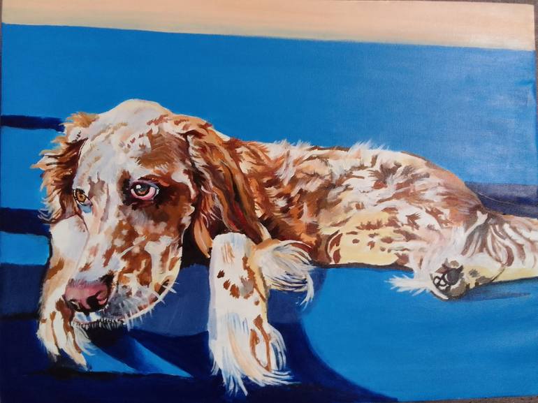 Print of Contemporary Animal Paintings by Soso Kumsiashvili