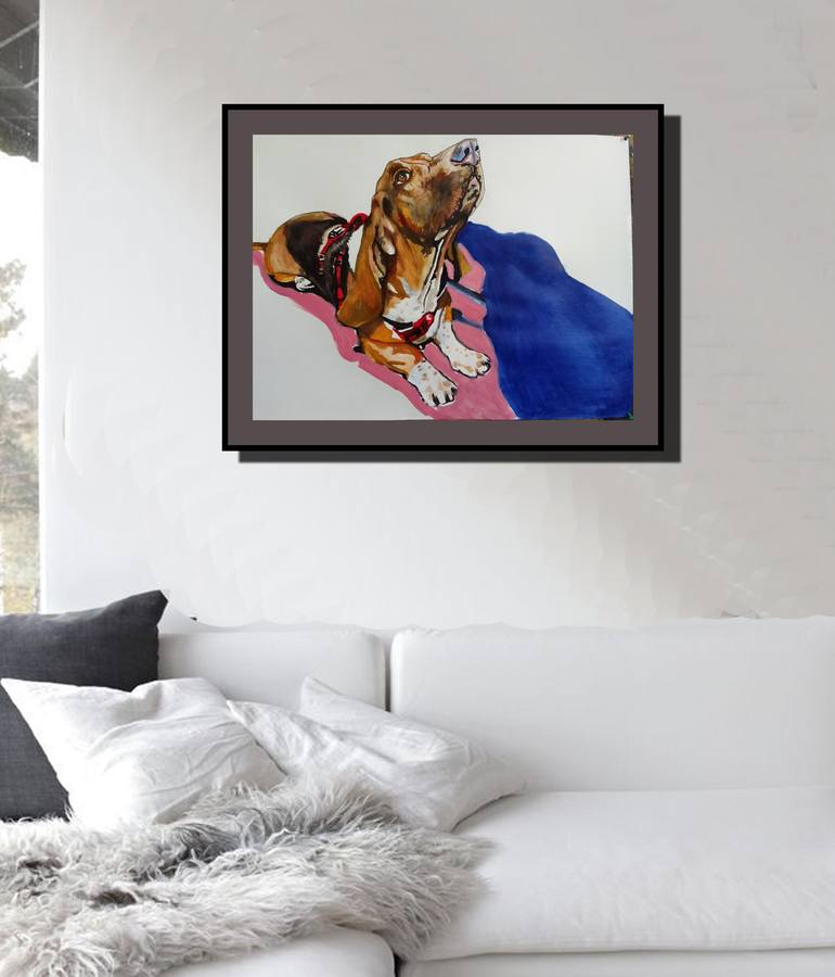 Original Contemporary Animal Painting by Soso Kumsiashvili