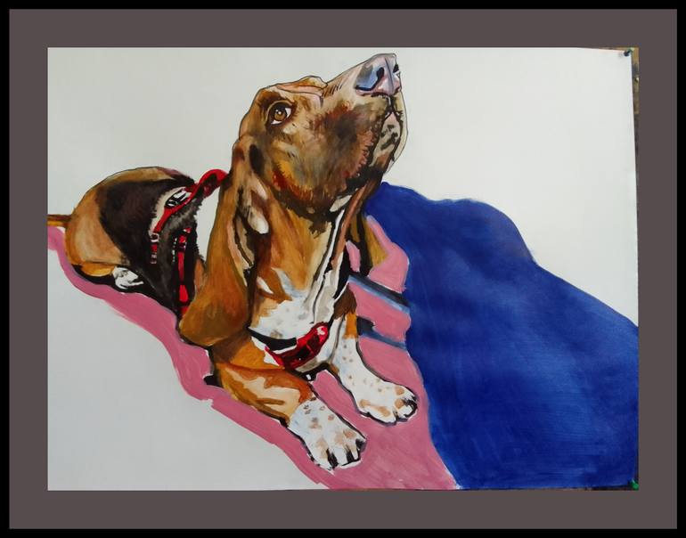Original Contemporary Animal Painting by Soso Kumsiashvili