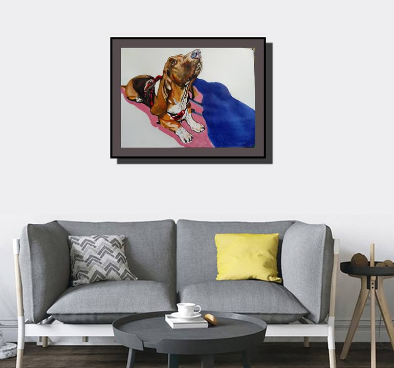 Original Contemporary Animal Painting by Soso Kumsiashvili