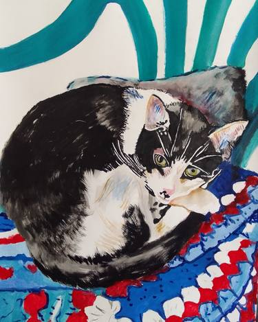 Original Contemporary Animal Paintings by Soso Kumsiashvili