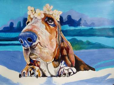 Original Impressionism Animal Paintings by Soso Kumsiashvili