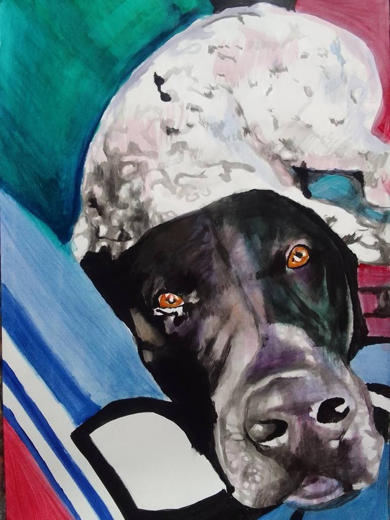 Print of Contemporary Animal Paintings by Soso Kumsiashvili