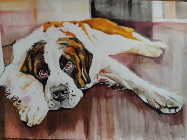 Original Contemporary Animal Paintings by Soso Kumsiashvili