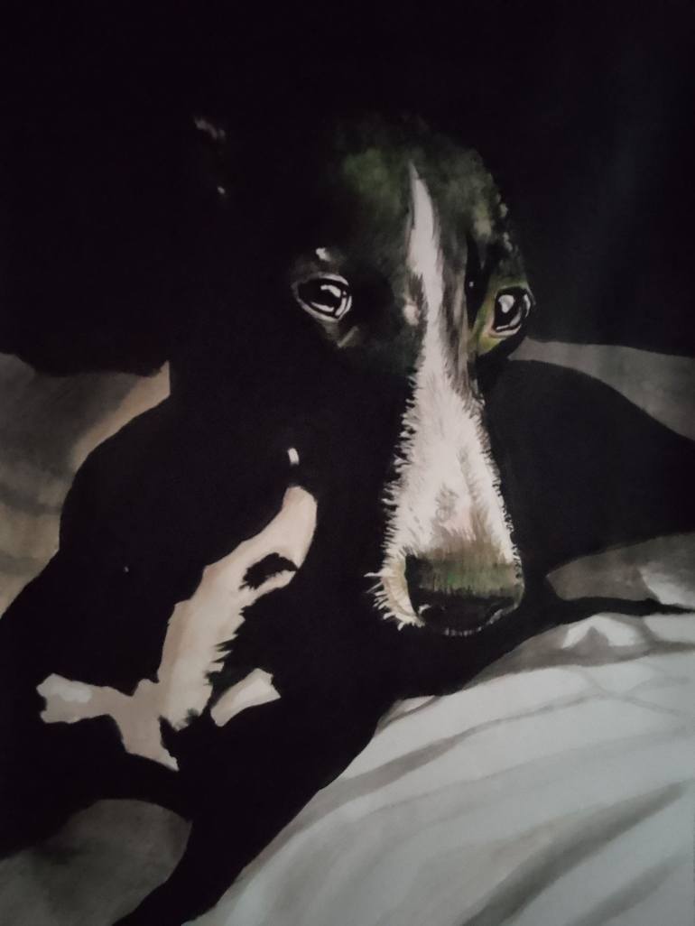 Print of Photorealism Animal Paintings by Soso Kumsiashvili