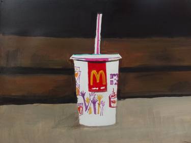 Original Pop Art Food & Drink Paintings by Soso Kumsiashvili