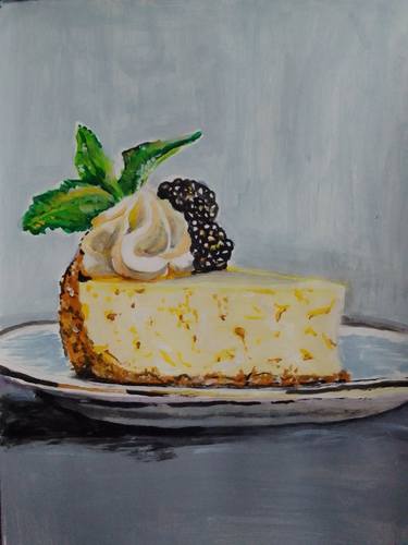 Print of Contemporary Food & Drink Paintings by Soso Kumsiashvili