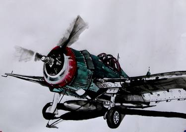 Original Aeroplane Paintings by Soso Kumsiashvili