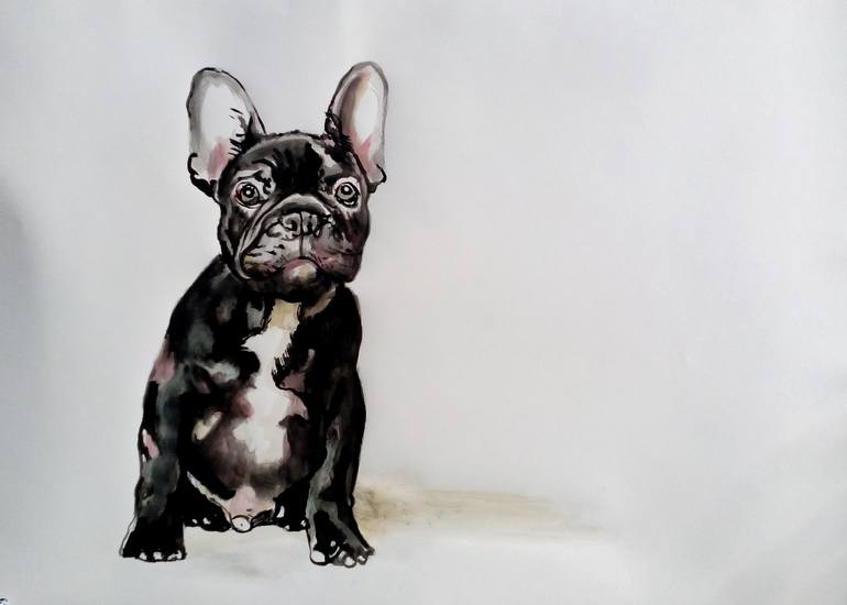 Original Fine Art Animal Paintings by Soso Kumsiashvili