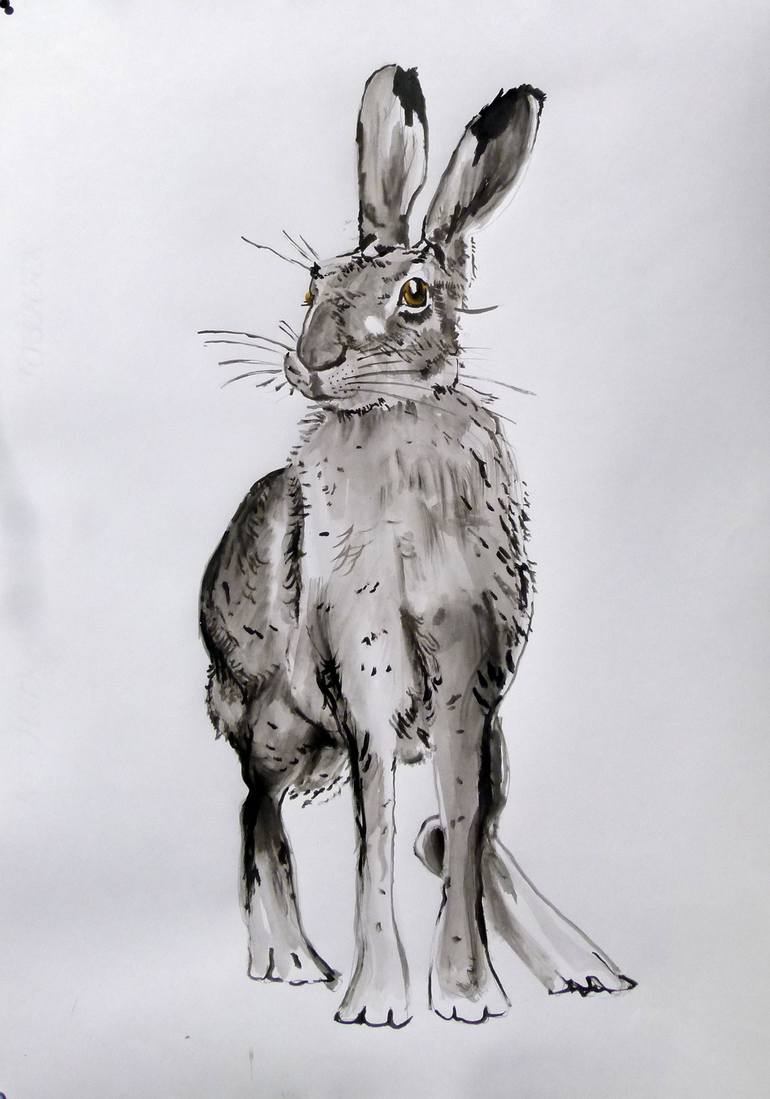 Print of Fine Art Animal Paintings by Soso Kumsiashvili