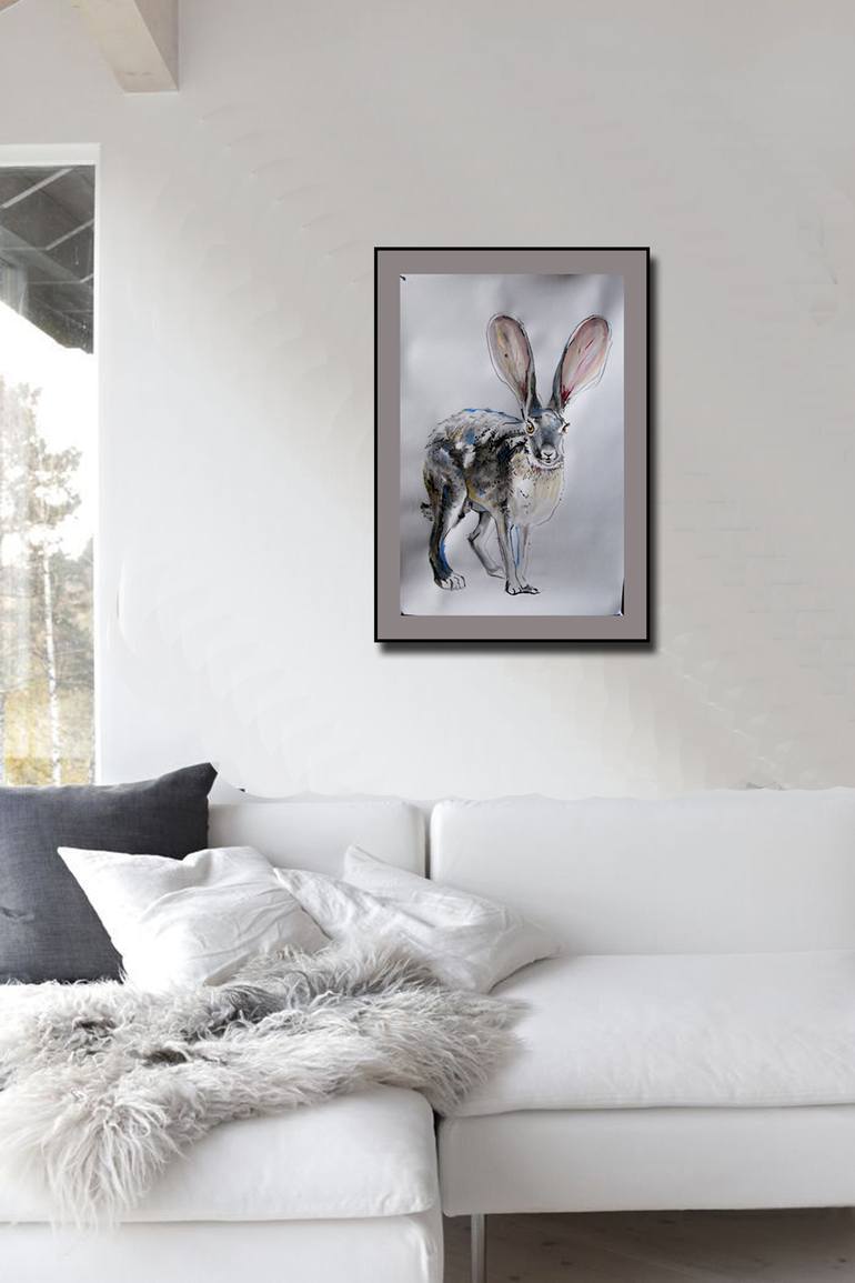 Original Animal Painting by Soso Kumsiashvili