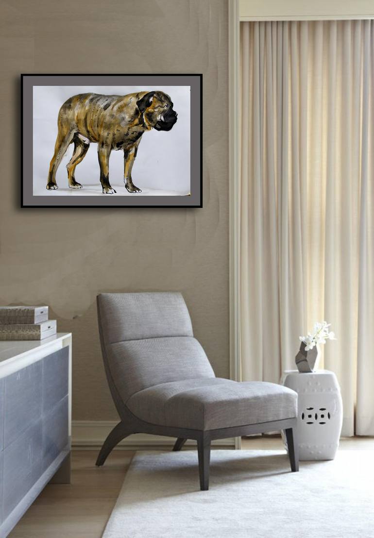 Original Animal Painting by Soso Kumsiashvili