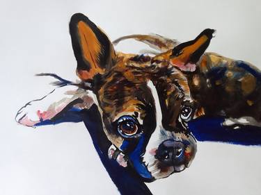 Original Fine Art Animal Paintings by Soso Kumsiashvili