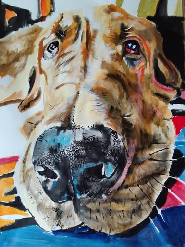 Original Expressionism Animal Paintings by Soso Kumsiashvili